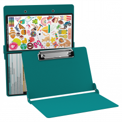 WhiteCoat Clipboard® - Teal Child Life Specialist Edition